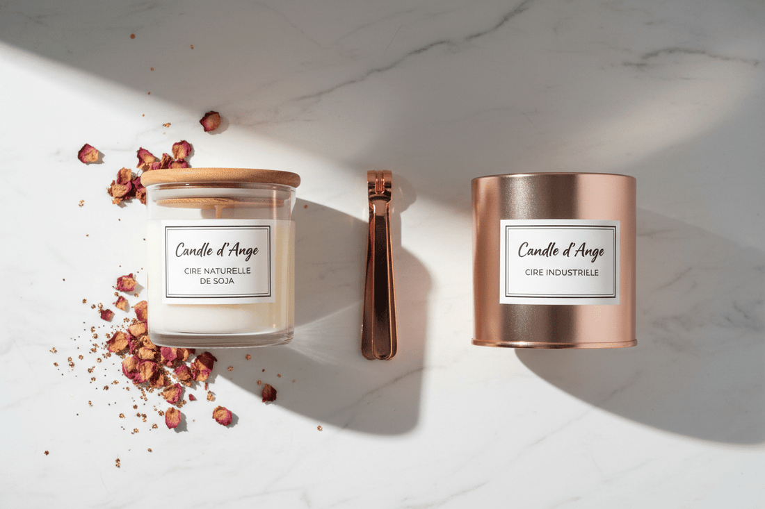 Bougie naturelle vs bougie industrielle : quelle différence ? - Candle d’Ange