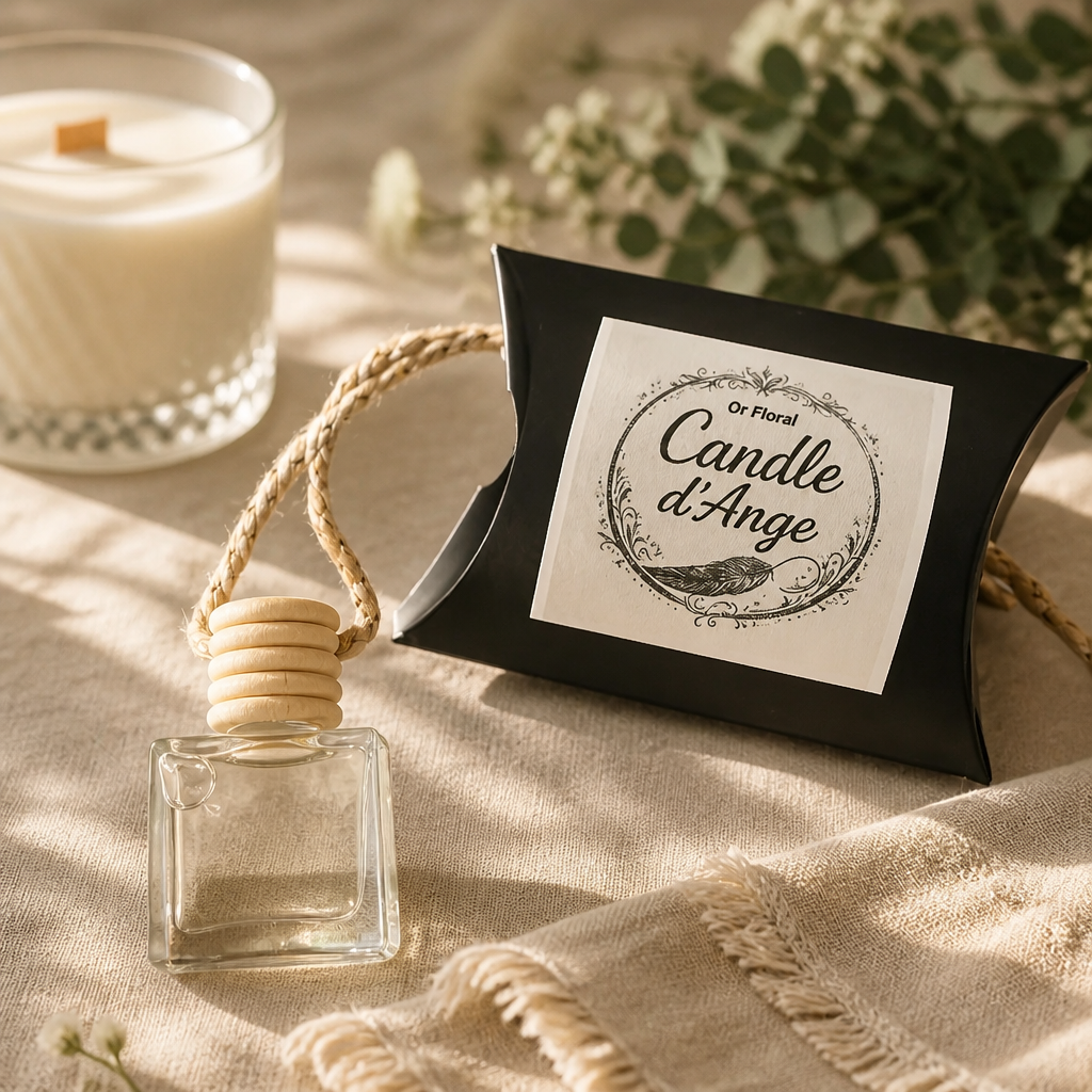 Diffuseur de Voiture Or Floral 10ml - Candle d'Ange