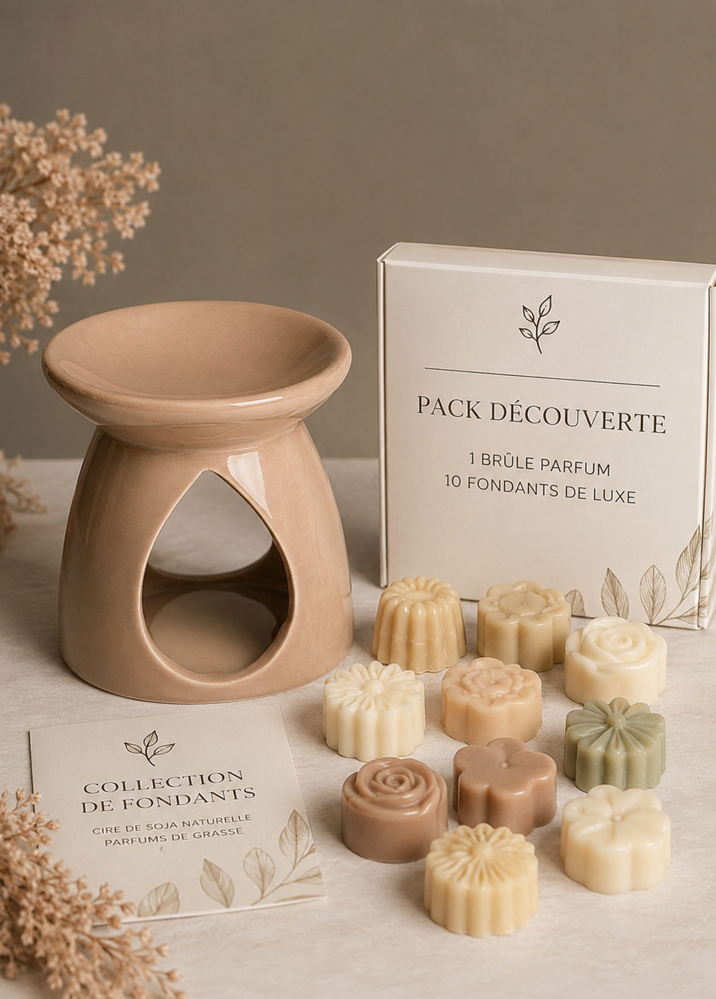 Pack Découverte Envoûtant  — 1 Brûle-Parfum + 10 Fondants de Luxe