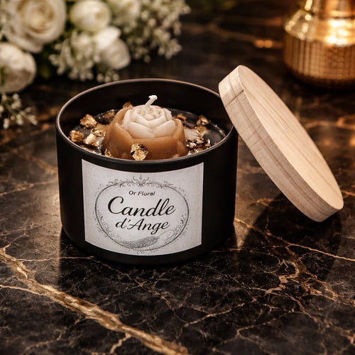 Bougie surprise or floral (inspiration) - Candle d’Ange