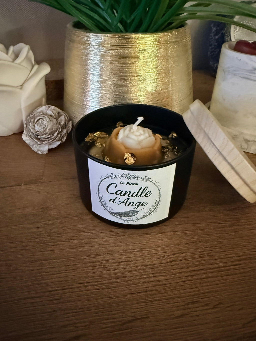 Bougie surprise or floral (inspiration) - Candle d’Ange