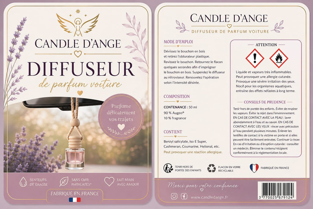 Diffuseur de Voiture Million Gold 10ml (inspiration) - Candle d’Ange