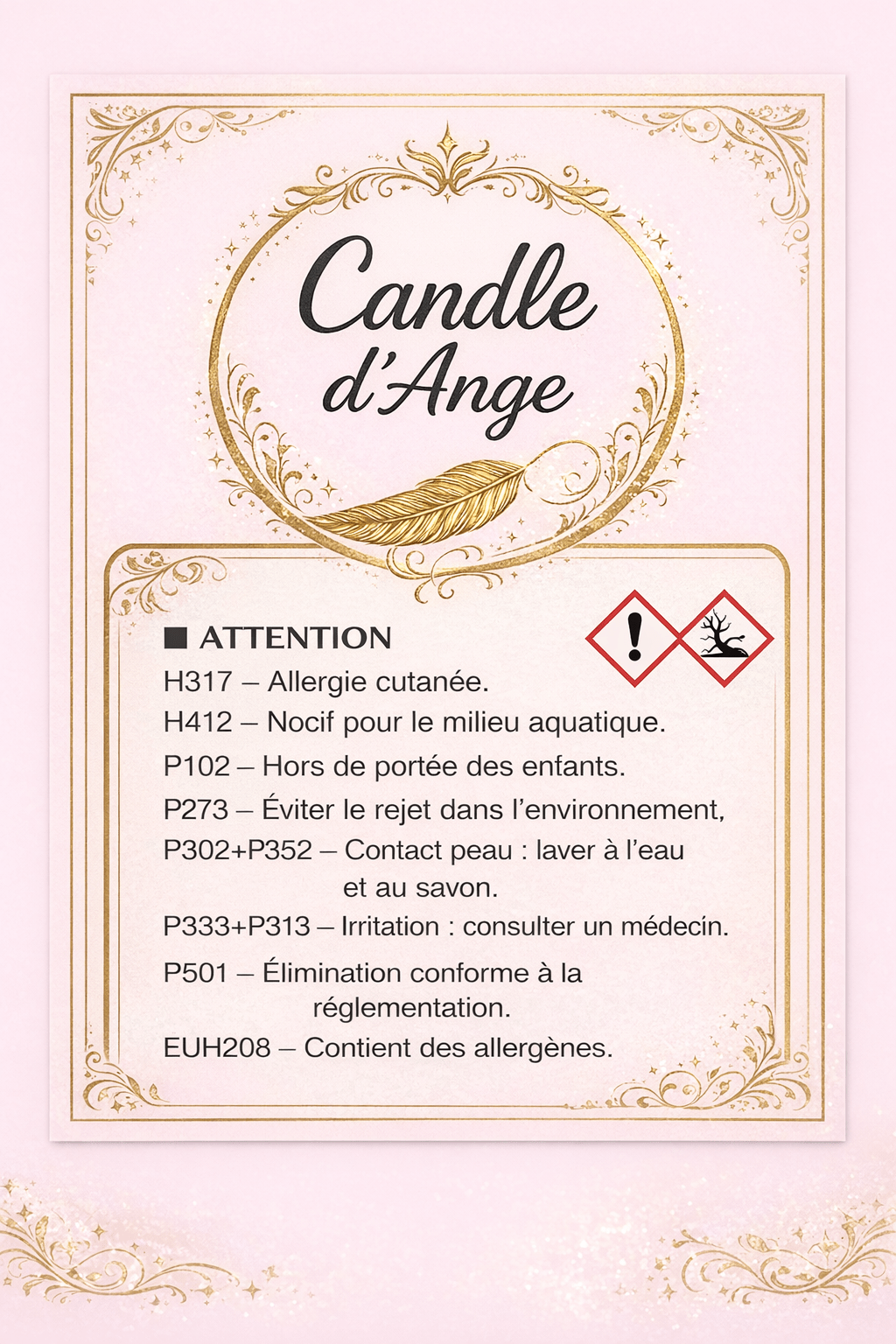 Fondant lilas - Candle d’Ange